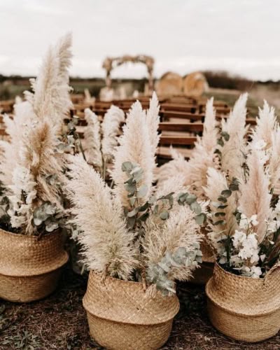 wedding aisle flower decorations