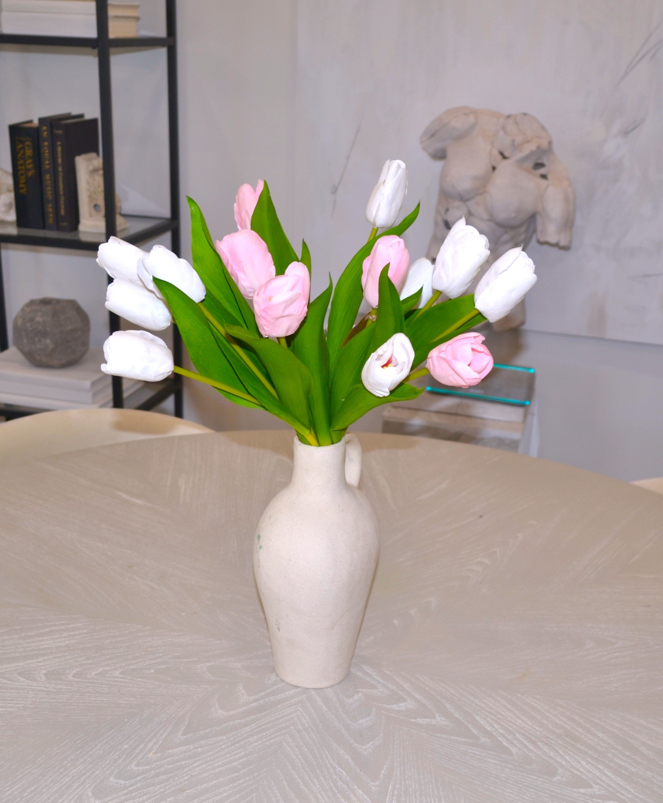 beautiful real touch soft tulips petal