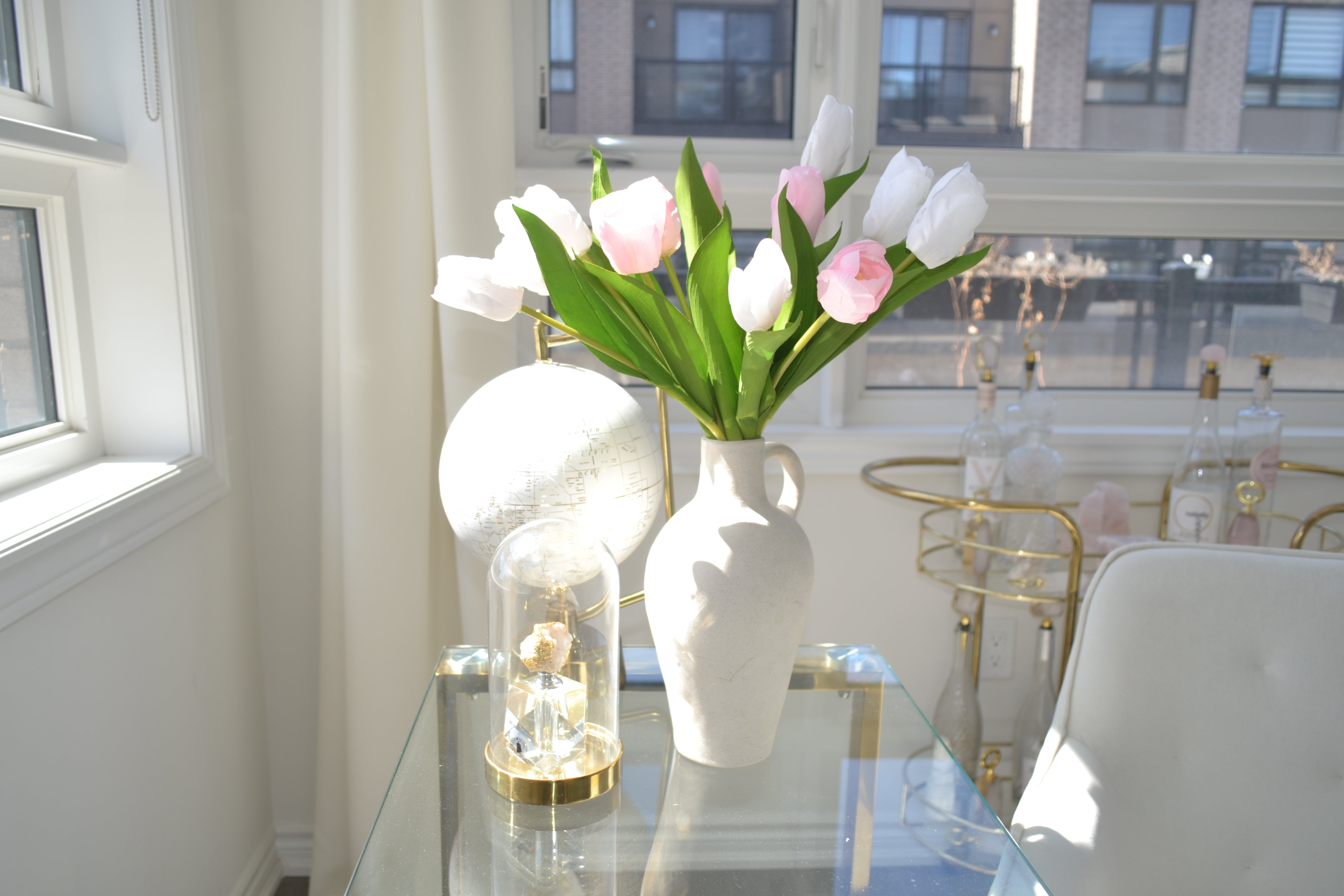 beautiful real touch soft tulips petal