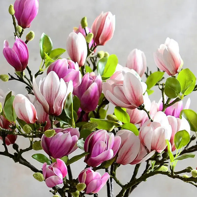 Faux Magnolia Flowers 