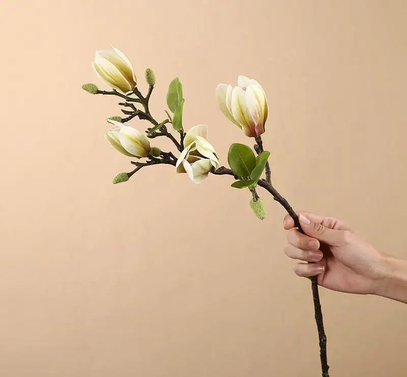 Faux Magnolia Flowers 