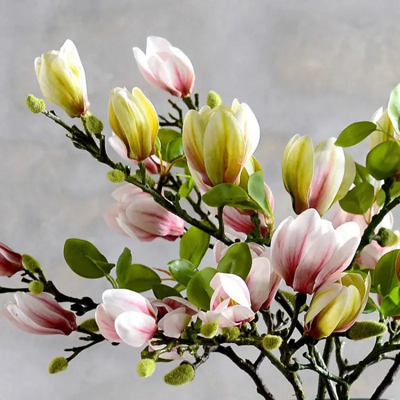 Faux Magnolia Flowers 