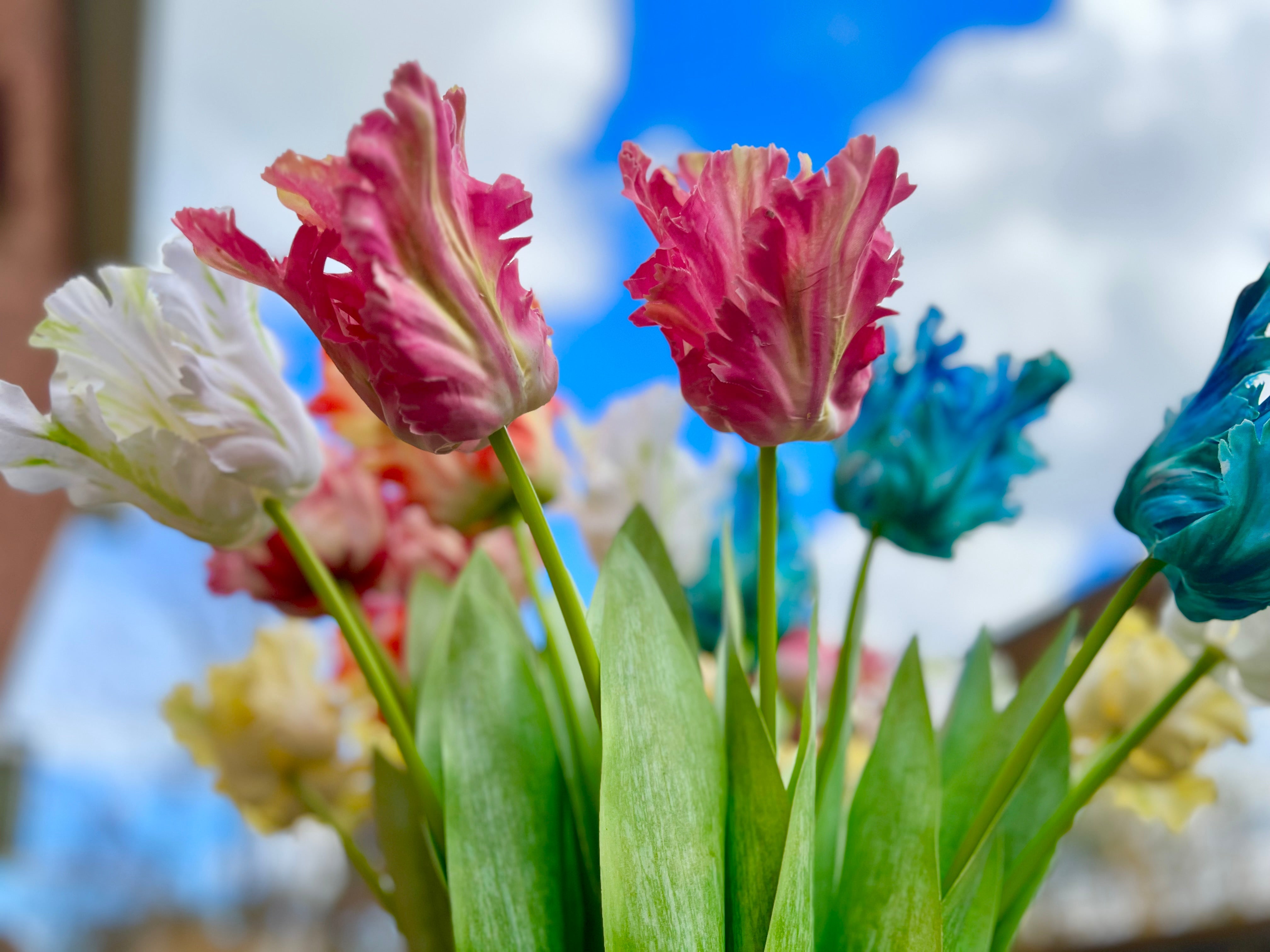 ARTIFICIAL PARROT TULIPS FLOWERS