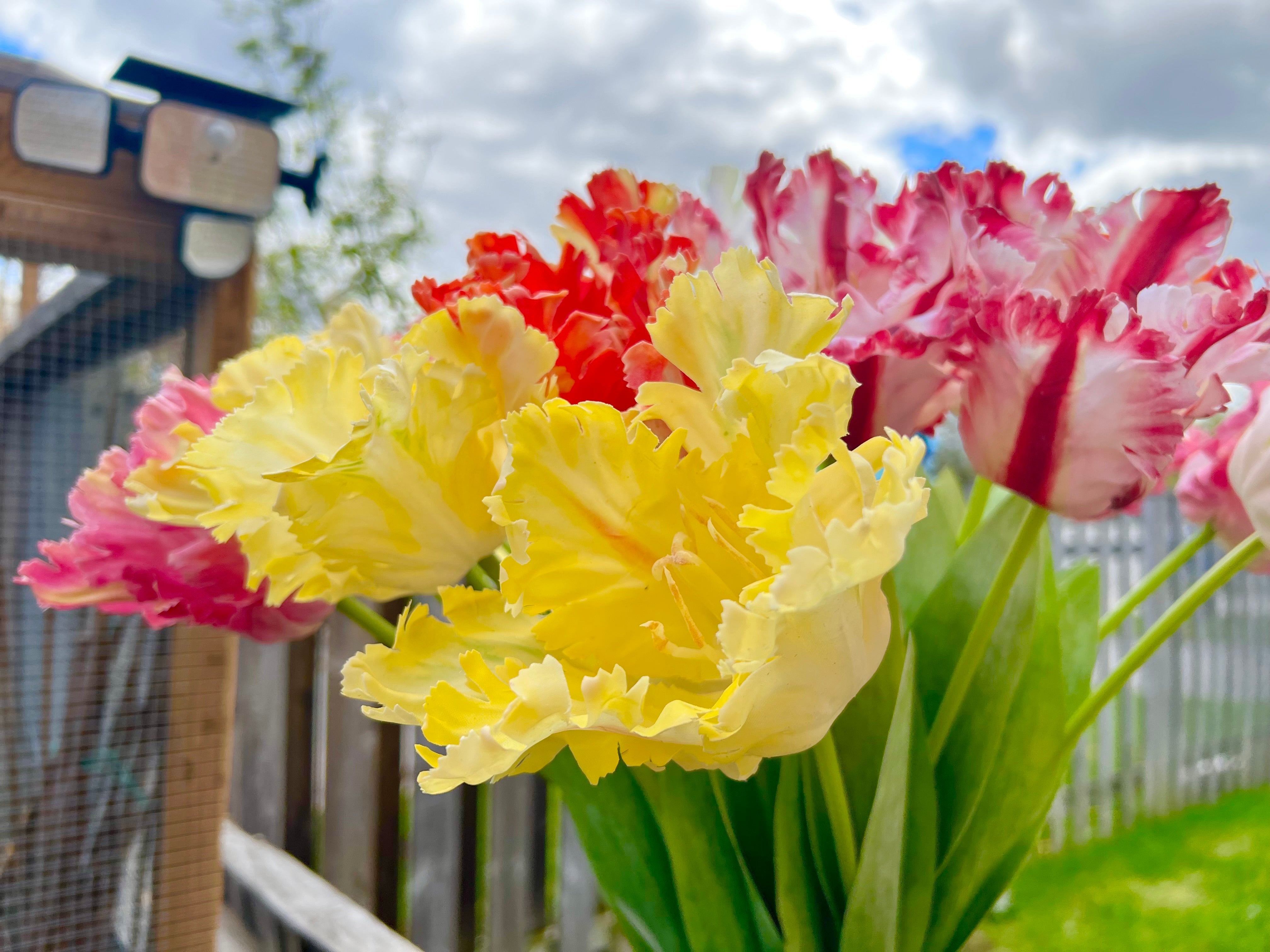 ARTIFICIAL PARROT TULIPS FLOWERS