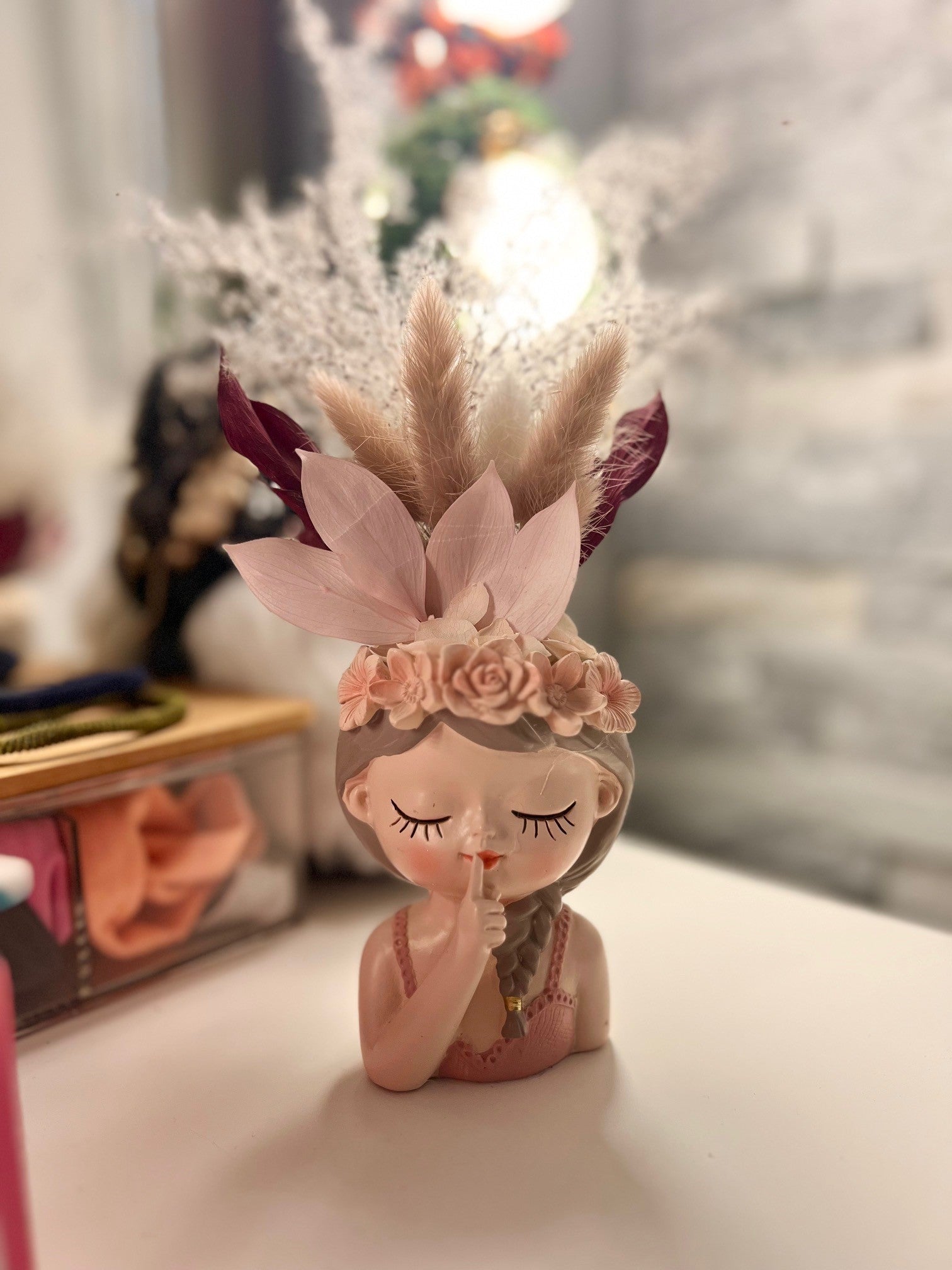 Head Vase Succulent Planter -