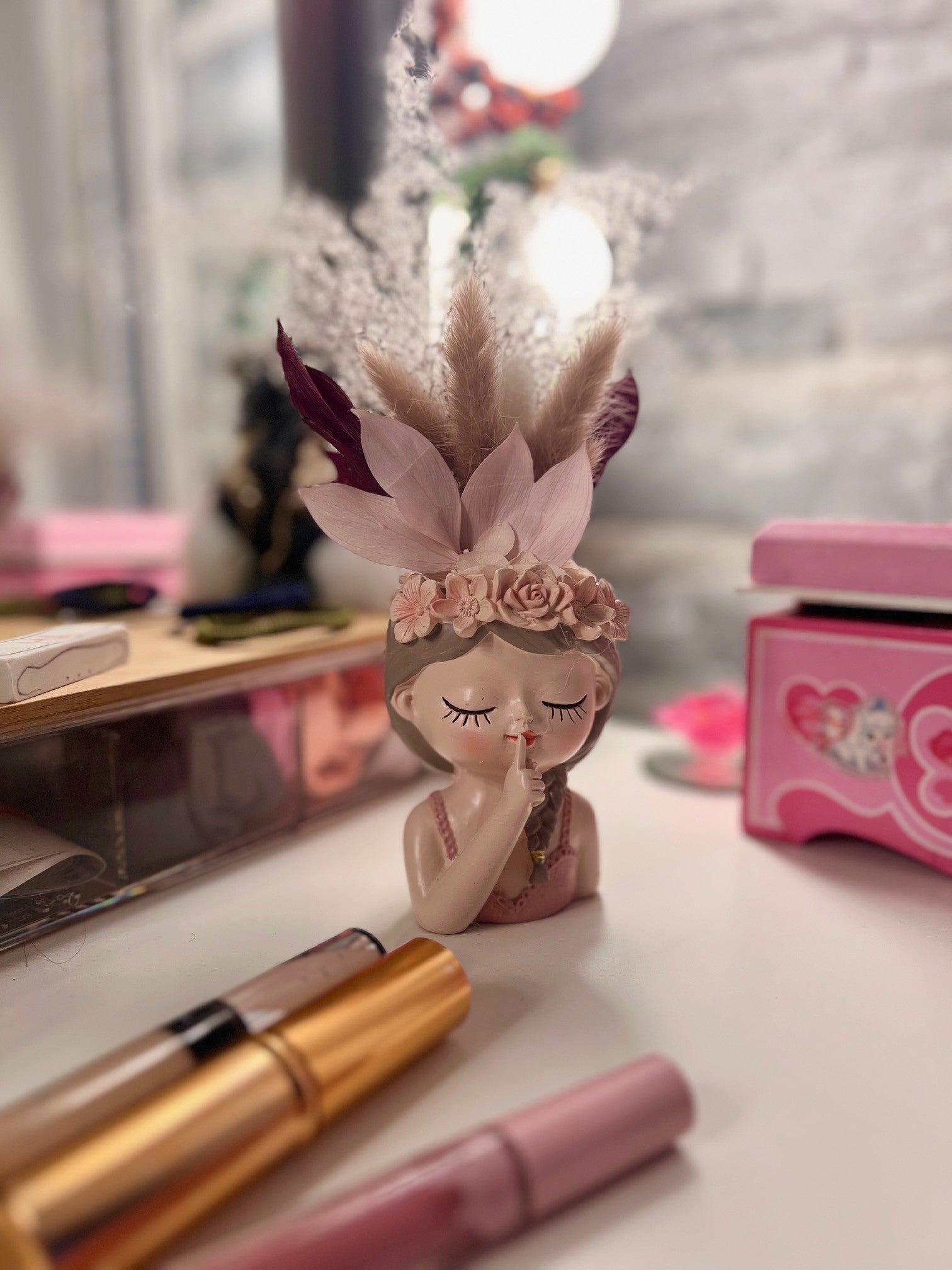 Head Vase Succulent Planter -