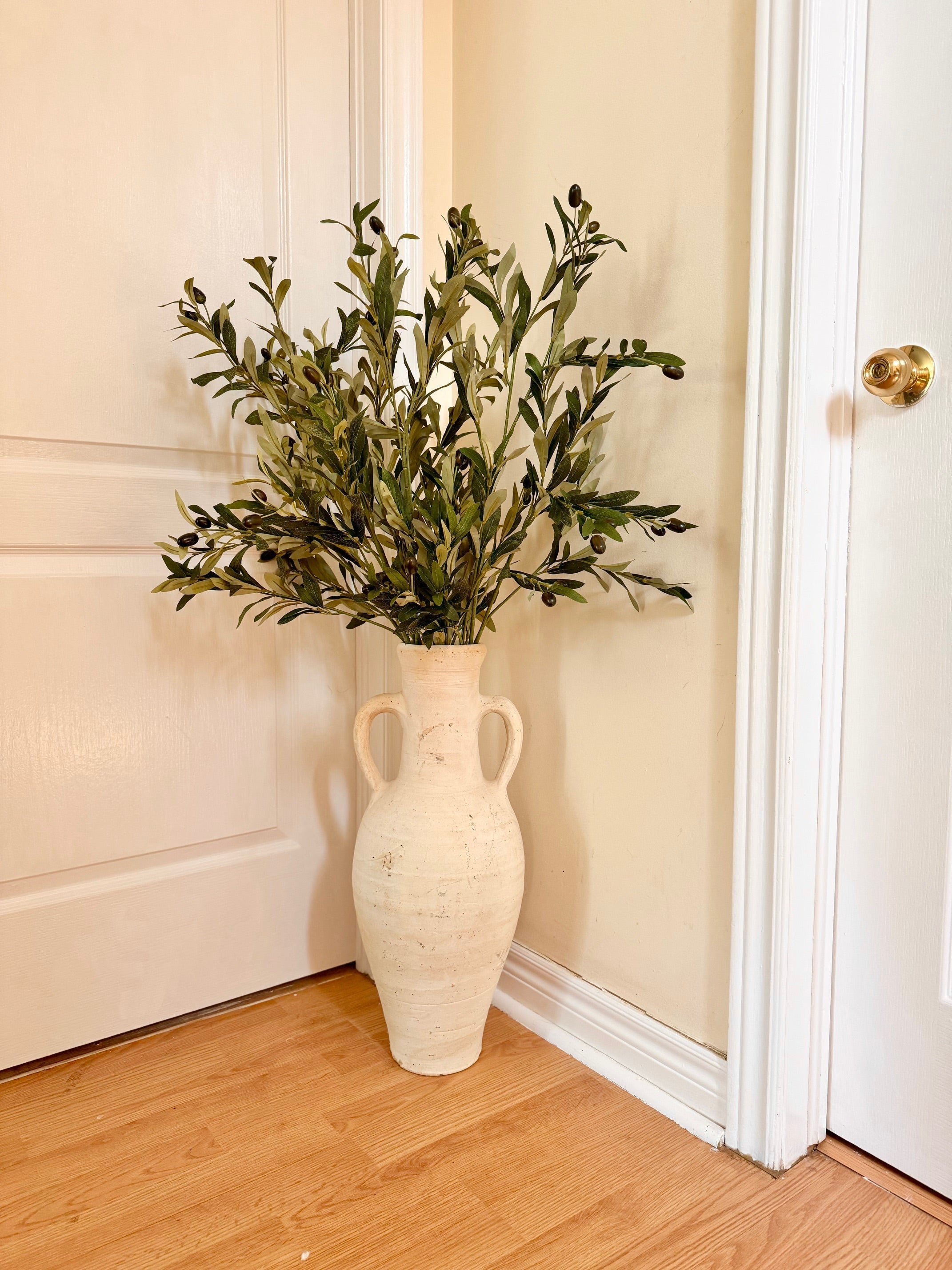 olive tree branches faux