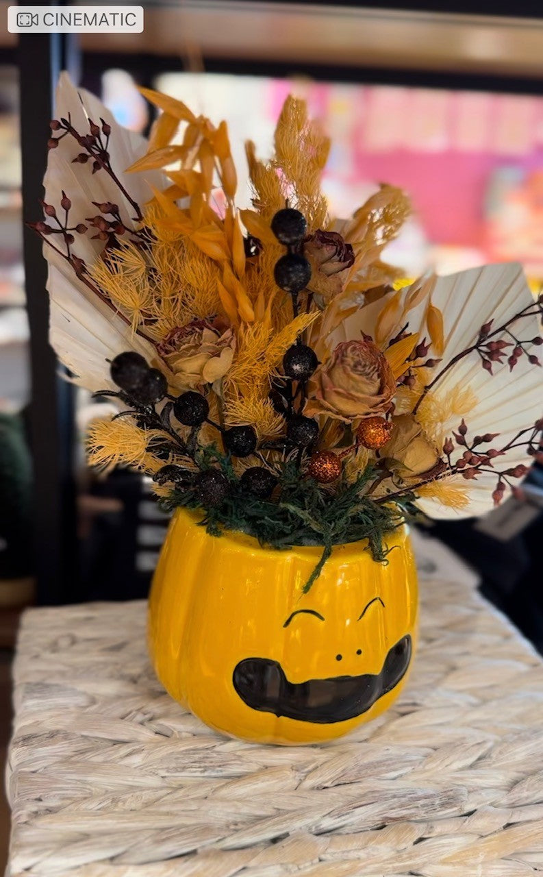 Halloween Pumpkin Centerpieces 