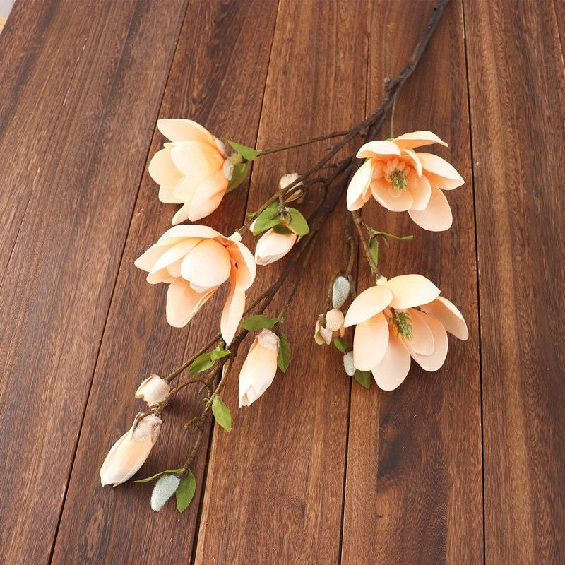 Faux Magnolia Flowers 