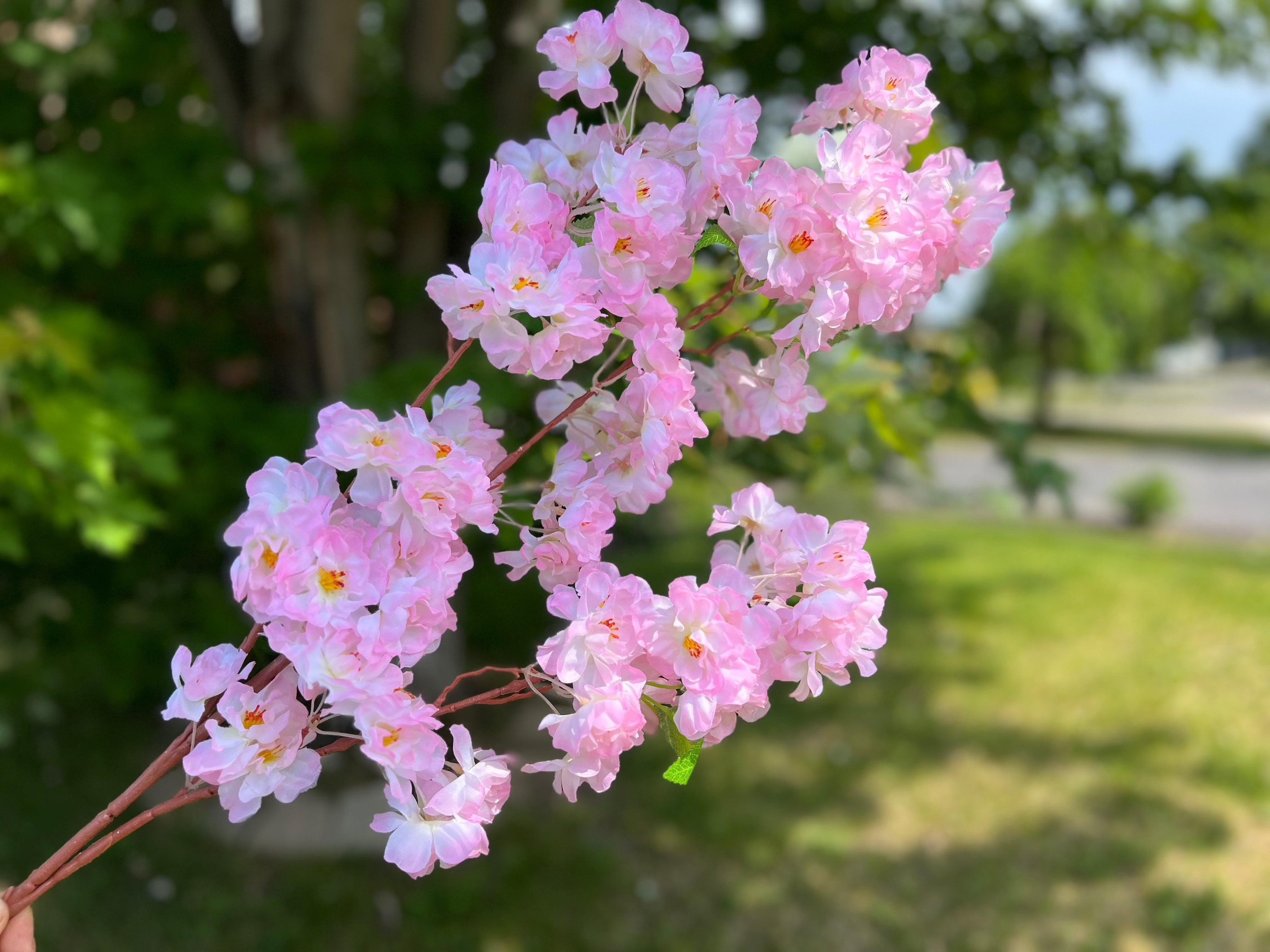 silk cherry blossom faux