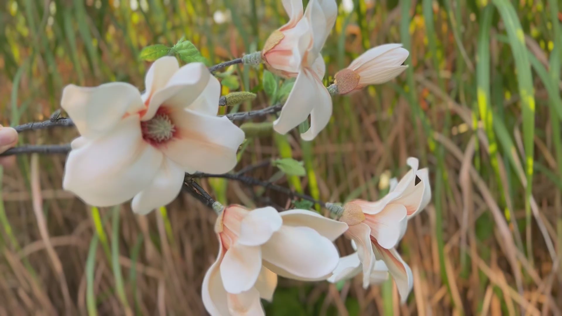 Magnolia Flowers Faux 