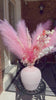 4 Stems Large Pink Faux Bouquet 36" Pampas Grass