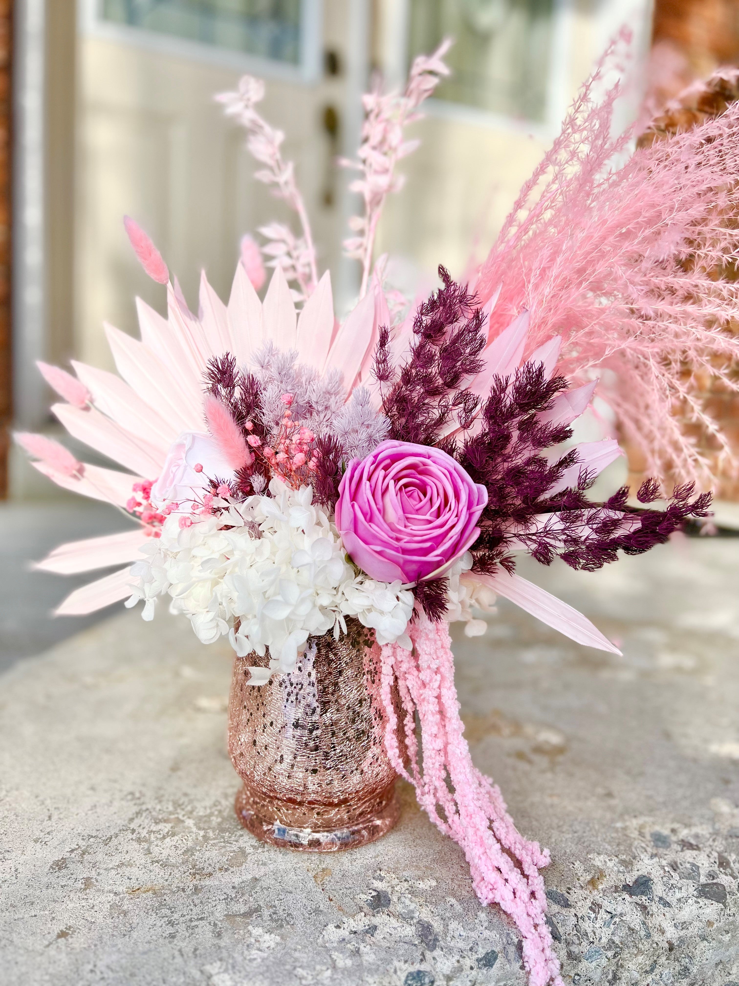 Pink Wedding Floral Arrangement