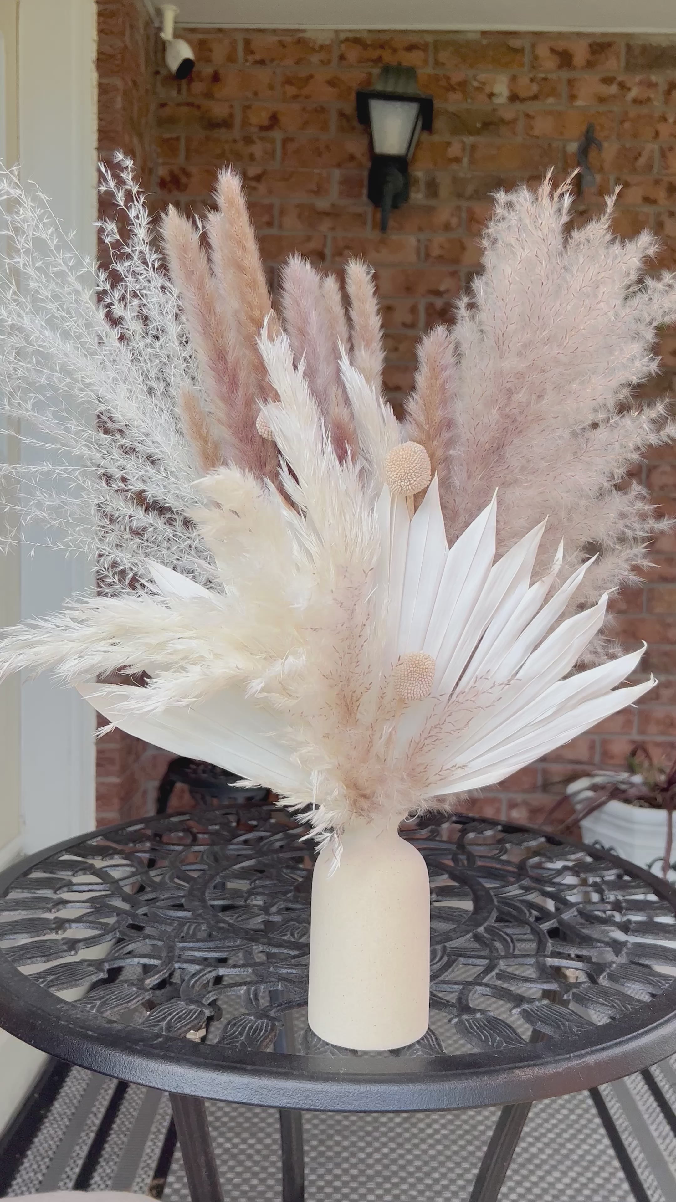 artificial flowers pampas grass