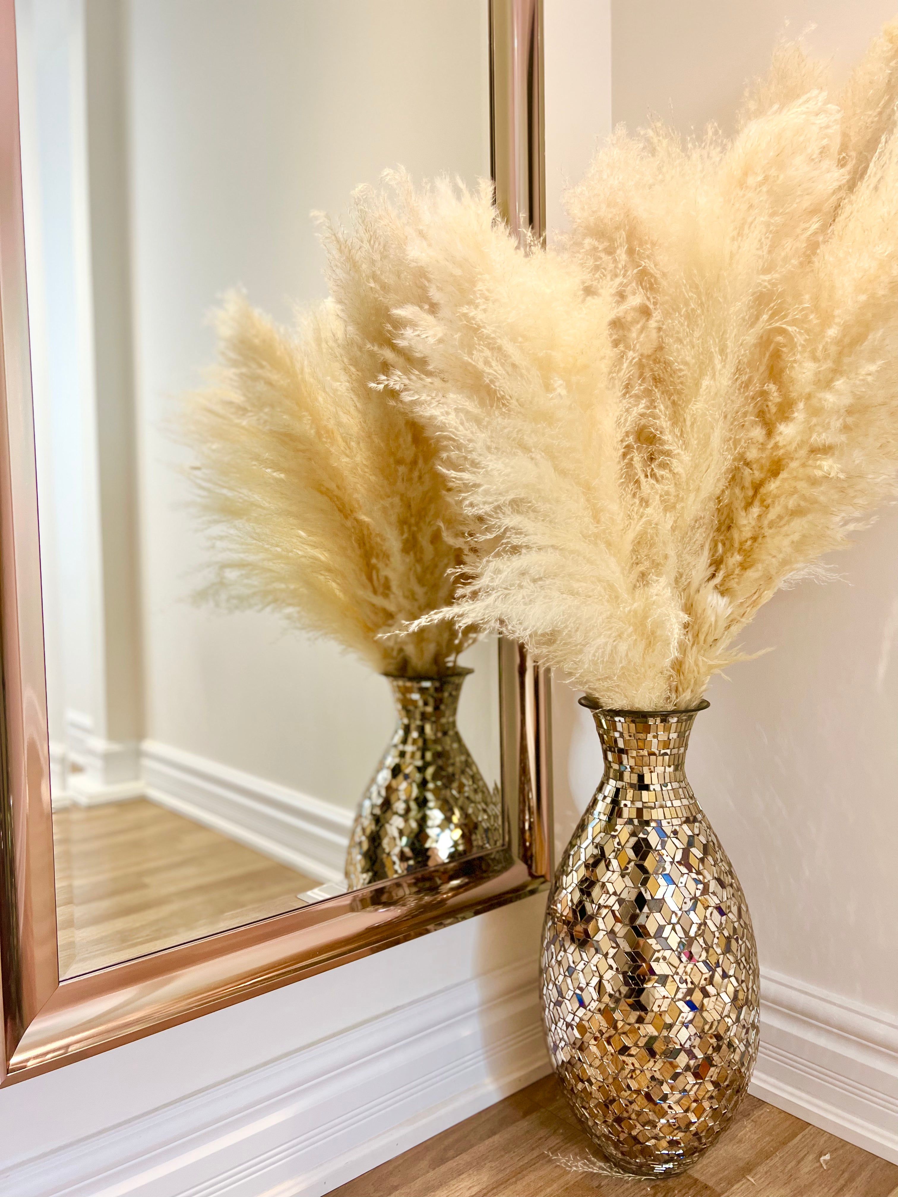 Ceramic Glam Floor Vase Boho Home Décor