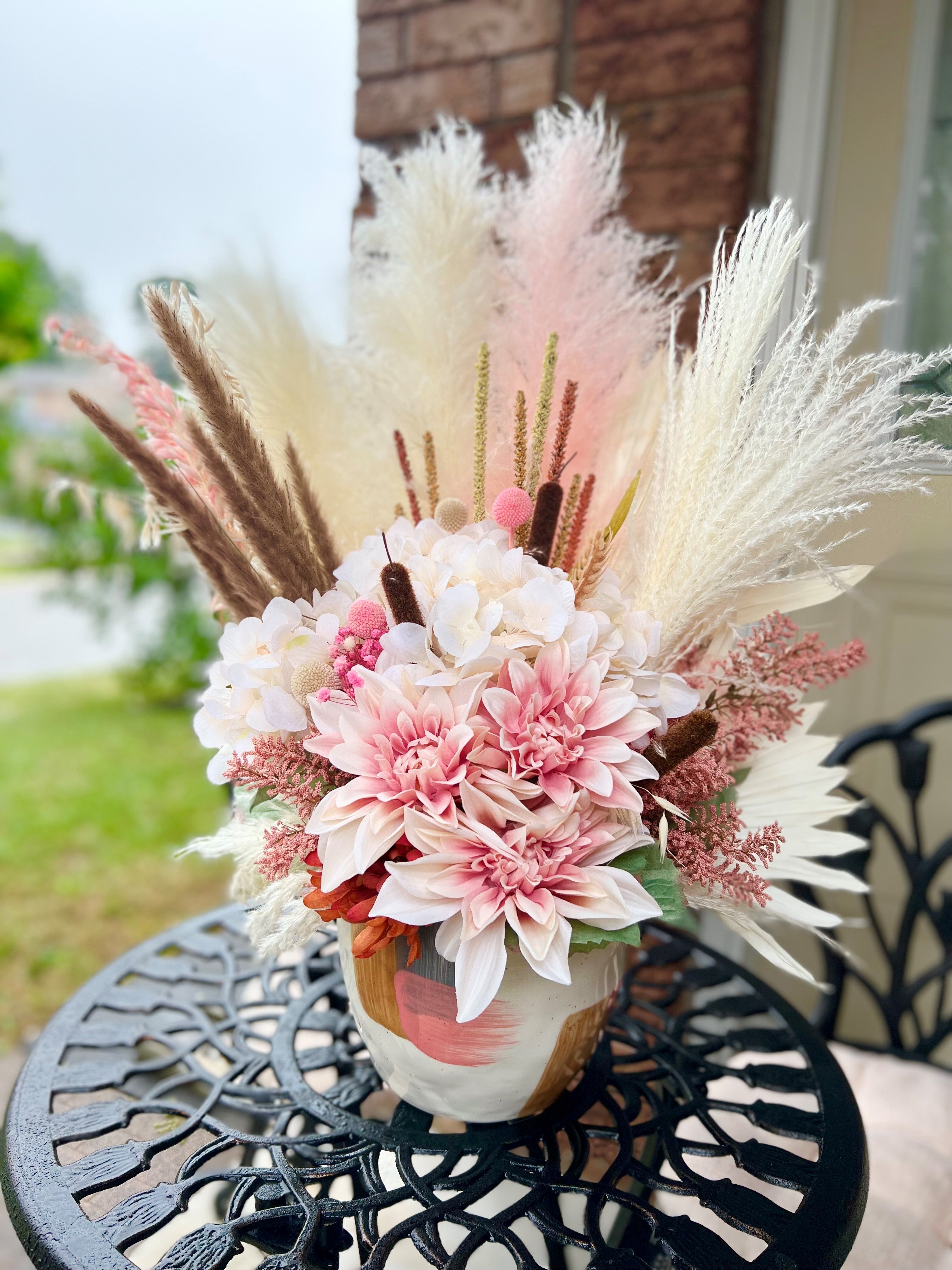 Autumn Pink Floral Arrangement